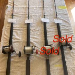 1/2 Price Fishing Rods with Reels 