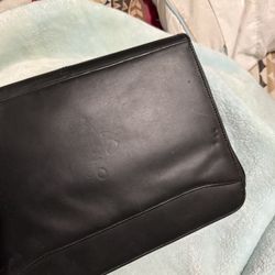 Black Leather Portfolio organizer