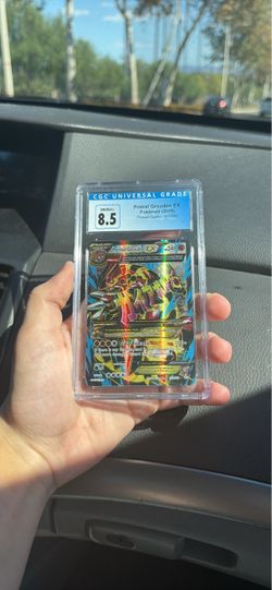🔥 Primal Groudon EX – Primal Clash 🔥 CGC 8.5 – NM/Mint+ 🔵 CGC Blue Label