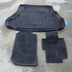 2004 - 2008 Acura TSX OEM Rubber Floor Mats front + trunk