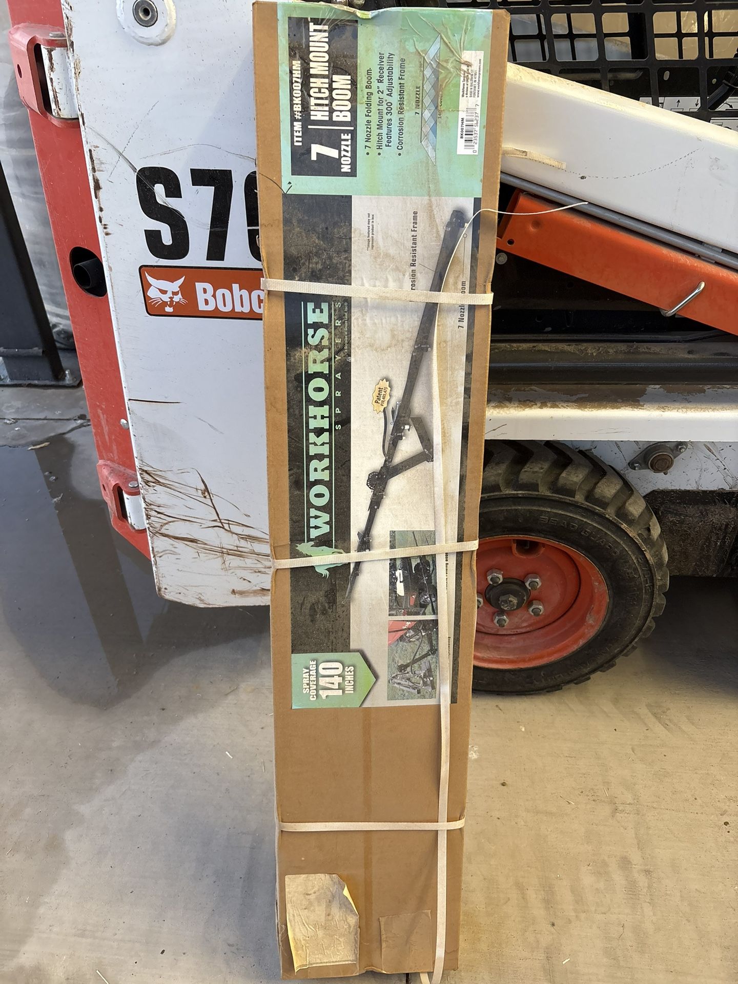 Weed Sprayer 7-Nozzle Hitch-Mount Boom Kit