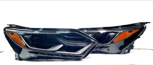 Headlights For 2018-2021 Chevy Equinox LED DRL Projector Headlights Headlamps Black Amber