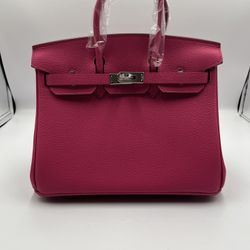 Luxury Bags 25cm Pink Togo Leather- Palladium Hardware - Excellent Condition-fast Shipping-only One Left 