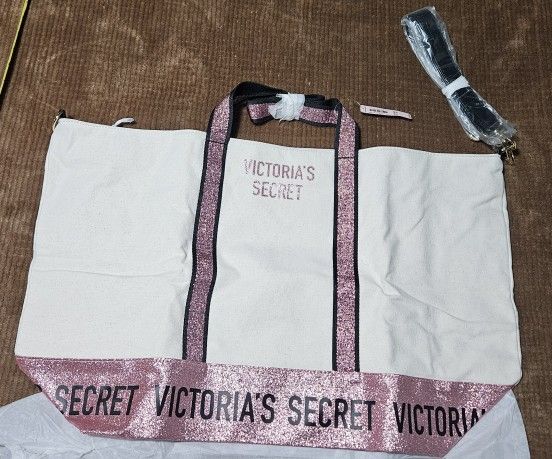 Duffle Bag Off-White/Pink - New