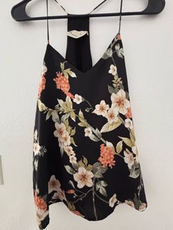 Santa Sofia Floral Cami Tank Top