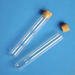 220PCS Glass package Test Tubes with Cork Clear Stoppers Round Bottom Lab Test Alcohol Tampons Glass Tubes 
