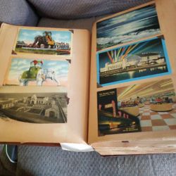 2 Albums Of Old Postcards
