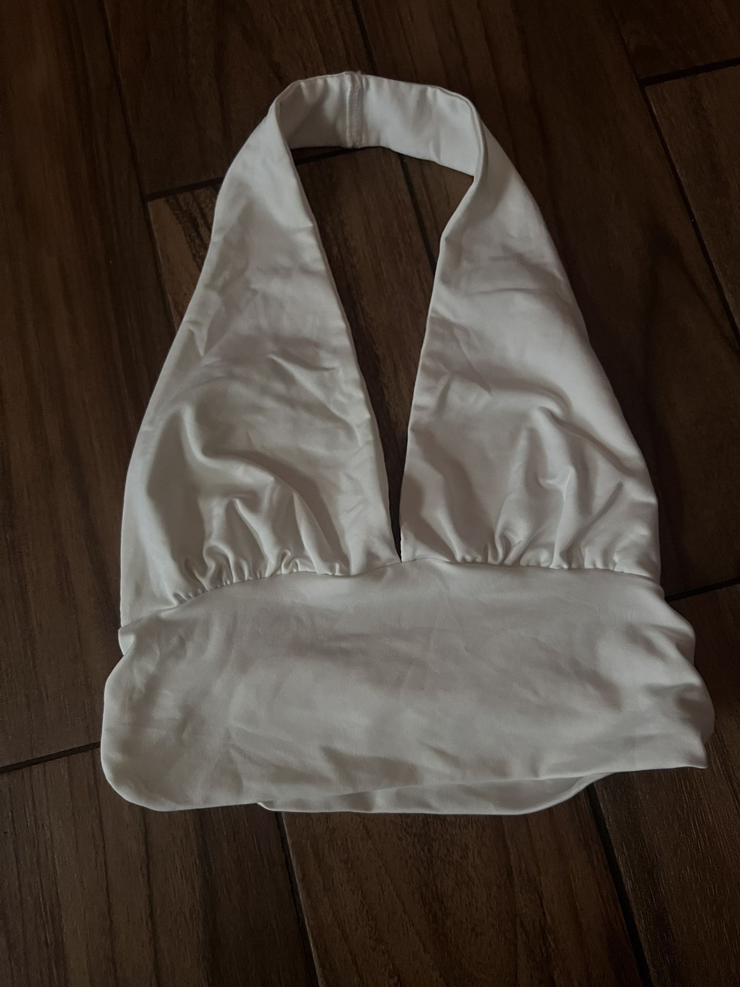 white halter top
