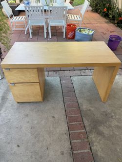 Tan Desk