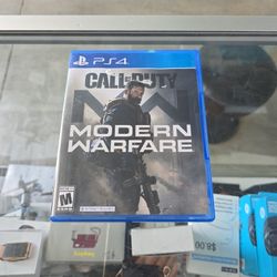 PS4 CALL OF DUTY,  MODERN WARFARE 
