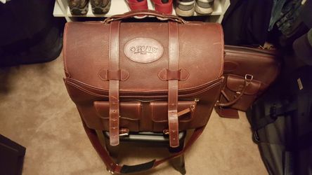 Leather briefcase