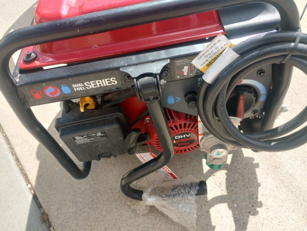 Dual Fuel Generator 6900watt