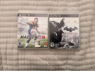 PS3 Games - Madden 15/ Batman Arkham City