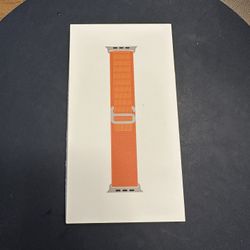 Apple Watch Alpine Loop Orange Size S