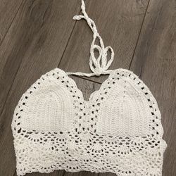 Crochet Halter Top Brand New 