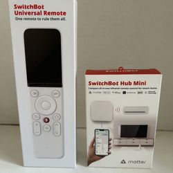 SwitchBot Universal Remote Control with Hub Mini, Multi-use Smart Remote