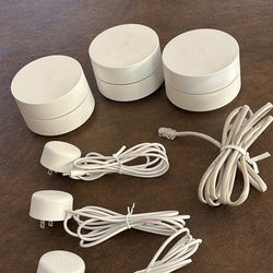 GOOGLE WIFI ROUTER Set of 3