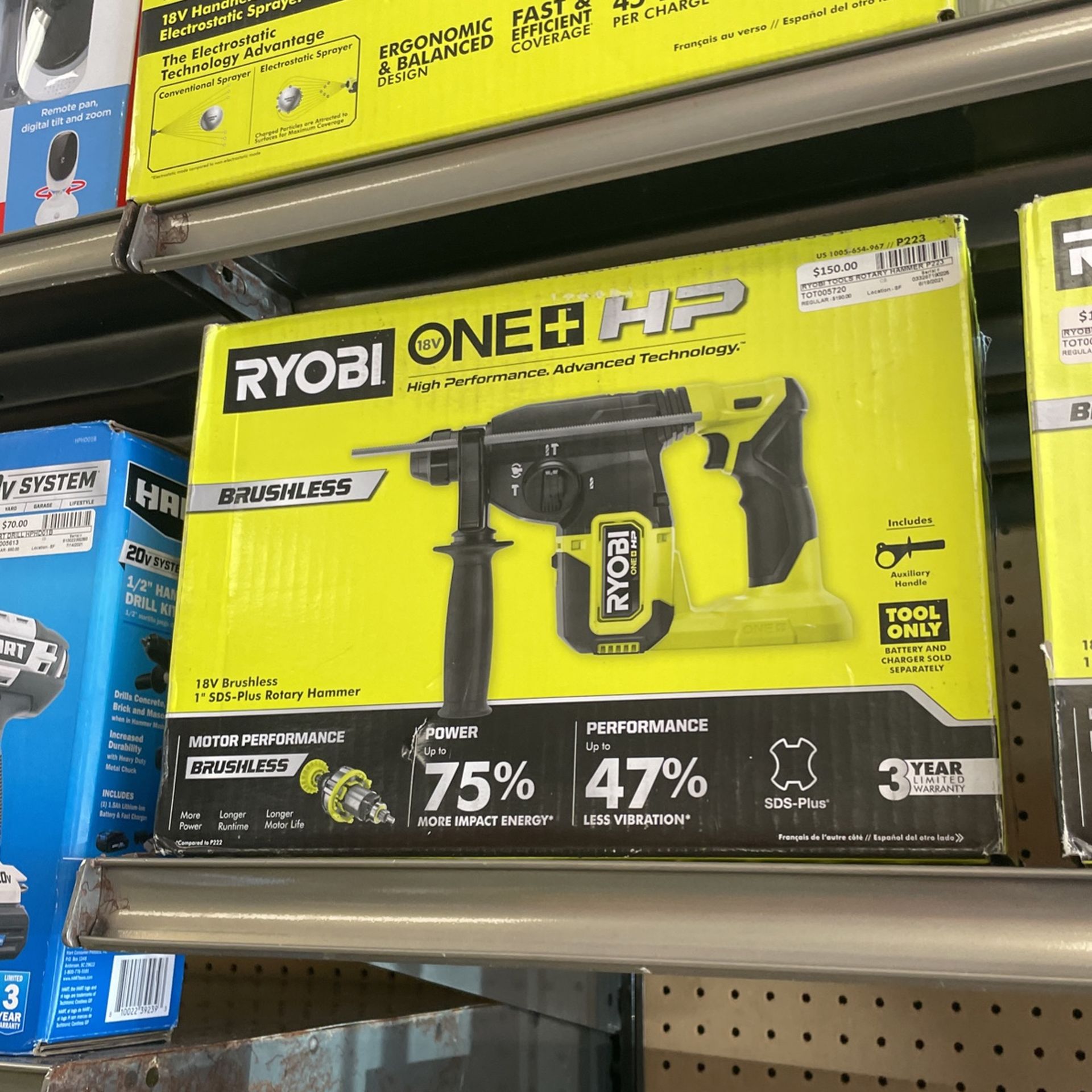 Ryobi 18v Handheld Electrostatic Sprayer Kit