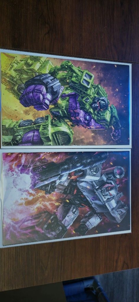 Transformers #13 Alan Quah Megatron & Devastator Virgin Variants Limited Edition /500