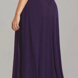 Double V-Neck Ruffles Padded Plus Size Wholesale Evening Dresses