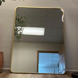 TETOTE 40 × 30 Inch Bathroom Mirror,  Rectangle Moder