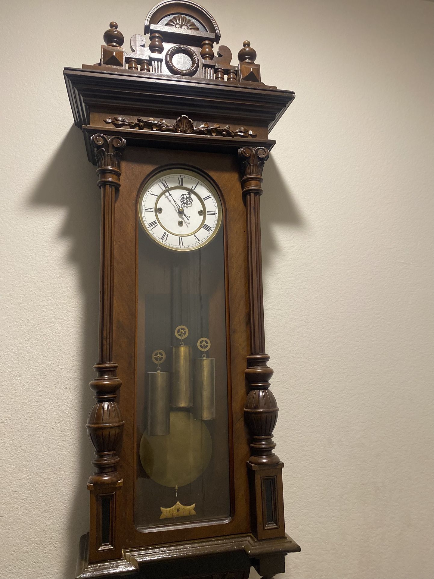1800 Century Germany - Becker Made Wall Clock