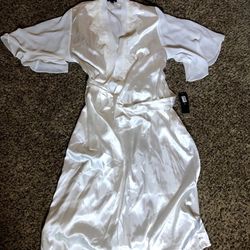 New Ivory Wedding Robe Dress 