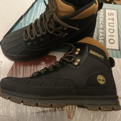 Timberland Euro Hiker Sf Shell Toe Boot Black Jacquard 