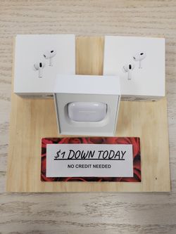 Apple Airpods Pro / Pro 2 - $1 DOWN TODAY, NO CREDIT NEEDED