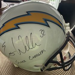 San Diego Chargers Autographed  Eric Weddle 
