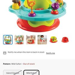 Summer Infant Deluxe SuperSeat in the Wild Safari theme