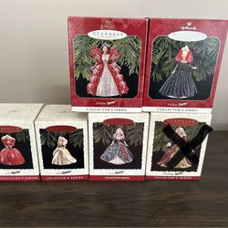 Vintage Holiday Barbie Ornaments $12 Each Excellent Condition 