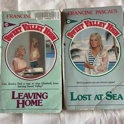 Sweet Valley High Lot 2 Vintage Books 1980s Bantam Teen Fiction Reading Copies