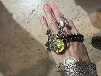 Pier One Halloween Spider Bracelet New 