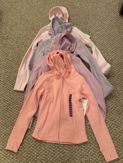 Girl’s Full-Zip Hooded Athletic Jackets