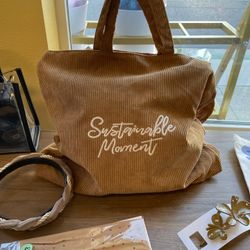 Aesthetic November Vibes  Purse Tote Bag With Zipper