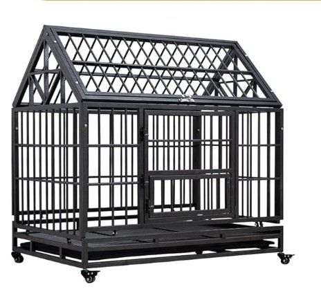 Brand New 46" Heavy Duty Dog Crate Cage Kennel for Large XL Dogs