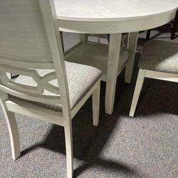 OM• $38 Initial • Brand New// Erinberg 5 Piece Dining Table And Chairs 