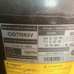 Campbell Hausfeld Professional Air Compressor