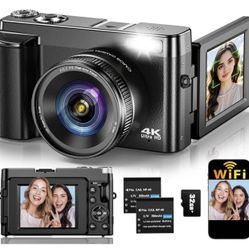 Brand new 4K Digital Camera for Photography Autofocus
