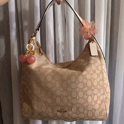 Beige Coach Bag