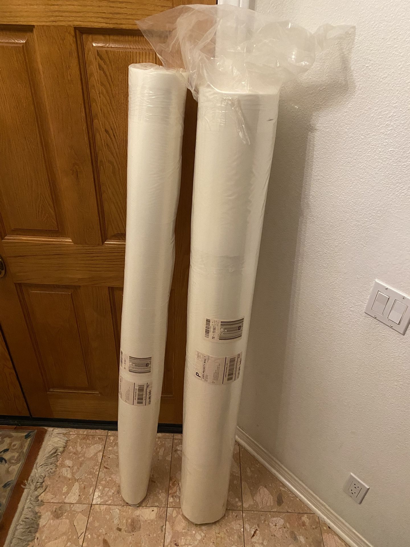 6 Yards White Foam 3mm