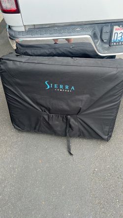 Portable folding massage table