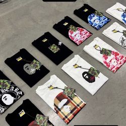 Bape shirts all sizes