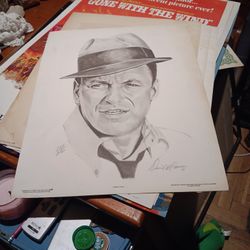 Original Portrait Frank Sinatra By David Cooney