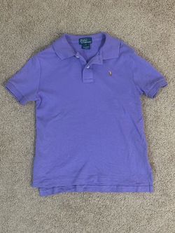 Polo Ralph Lauren Boys Polo Shirt – Size 7 – Purple