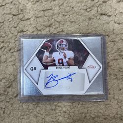 Bryce Young Sage Autograph (A-BY2)