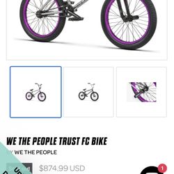 2021 WeThePeople BMX bike