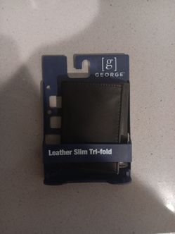 GEORGE LEATHER SLIM TRi FOLD WALLET