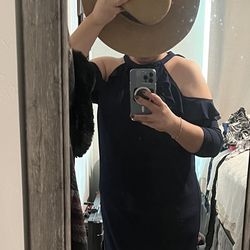 Navy blue dress large